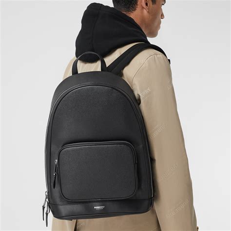 burberry grainy leather backpack|Burberry backpack nylon.